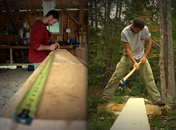 Adirondack timber frame