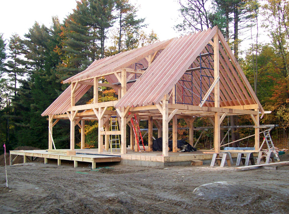 Adirondack timber frame