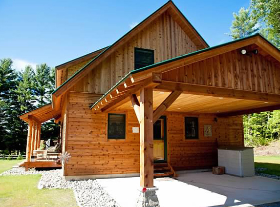 Adirondack timber frame