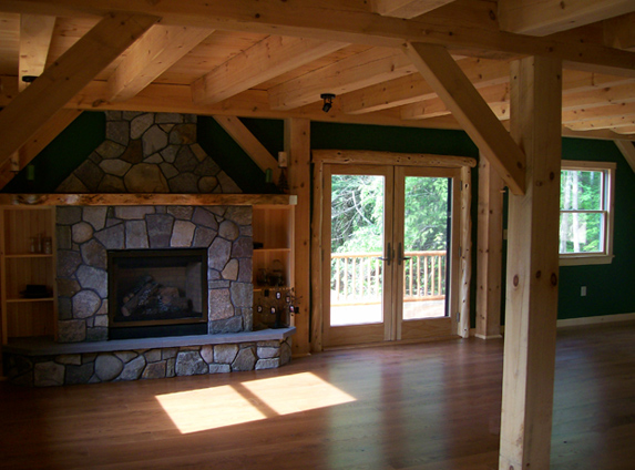 Adirondack timber frame