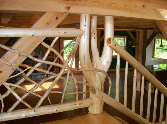Adirondack timber frame