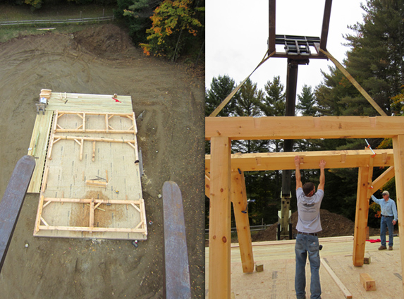 Adirondack timber frame