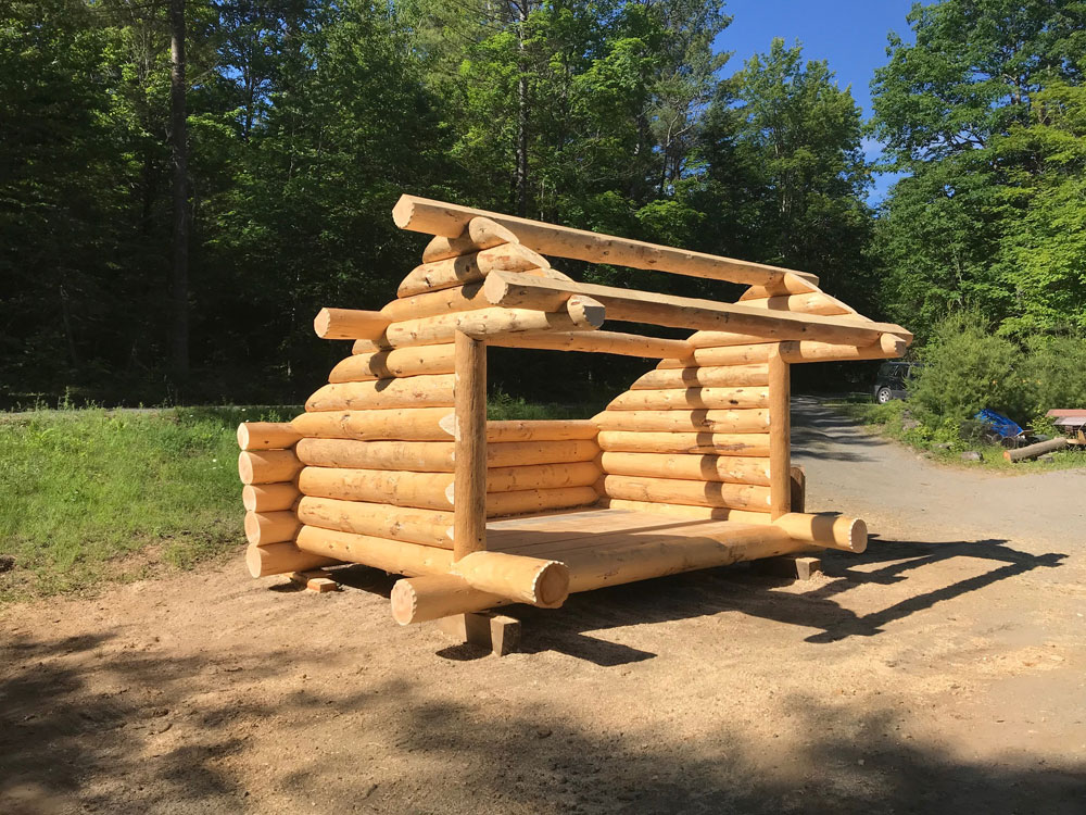 Live edge stairs