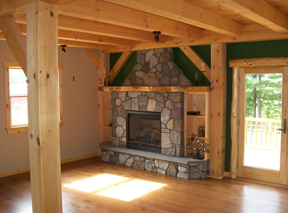 Live edge stairs