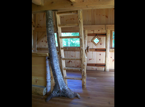 Live edge stairs