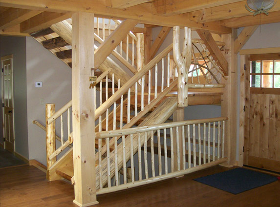 Live edge stairs